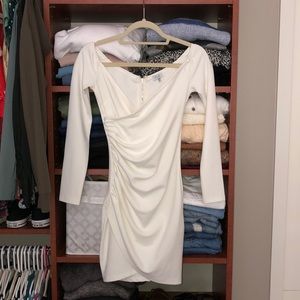 White slimming dress